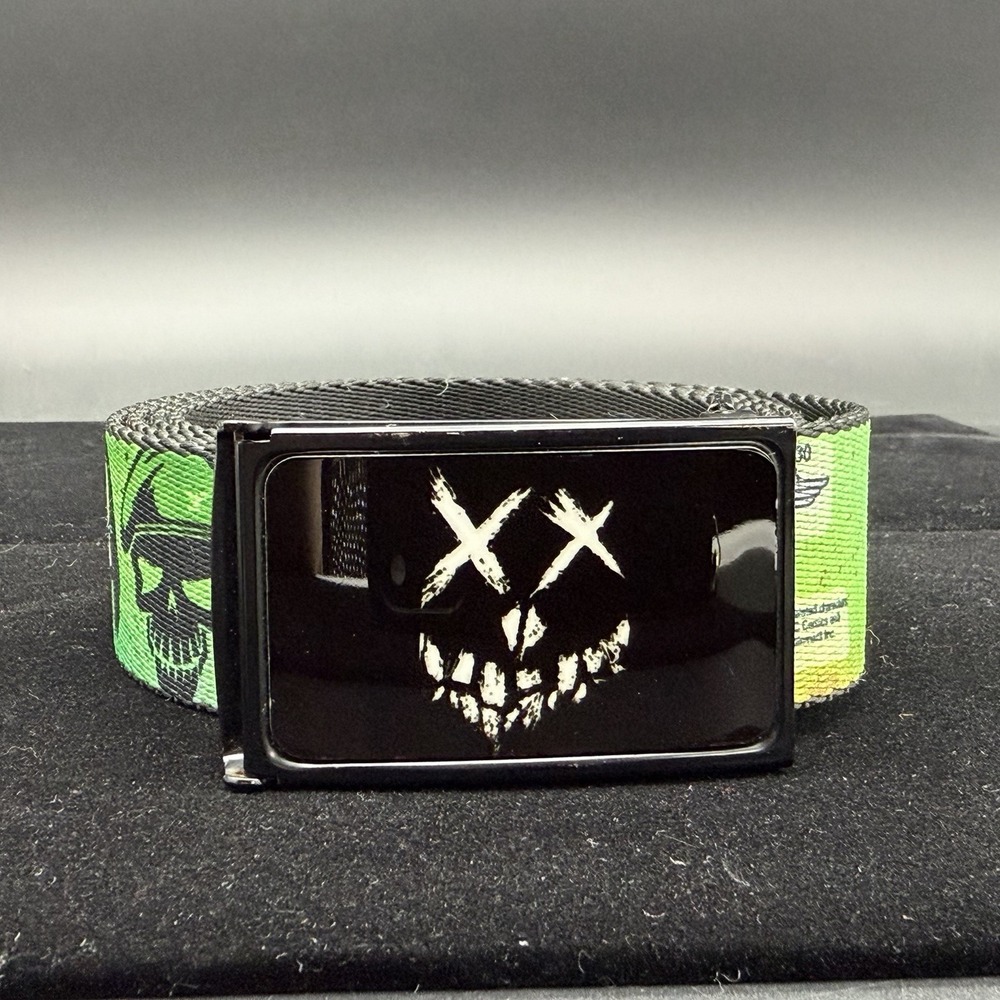 Buckle-Down Suicide Squad Adjustable Web Belt One Size Loot Crate Bottle Opener